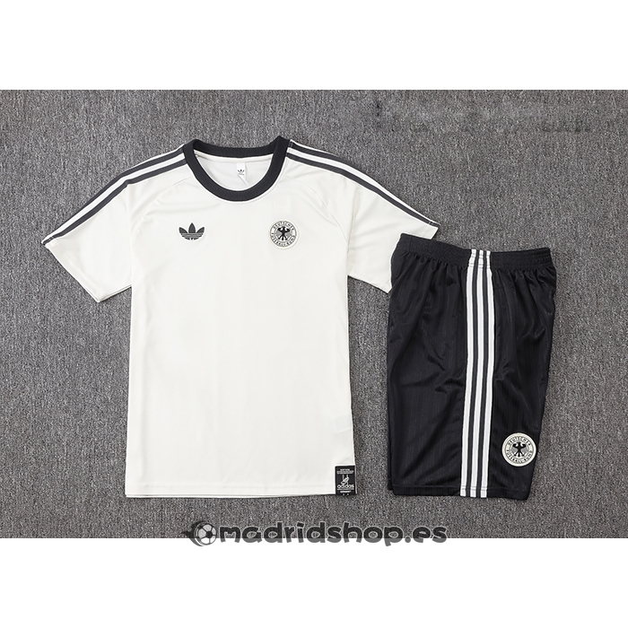Chandal del Alemania Manga Corta 26-27 Crema - Pantalon Corto